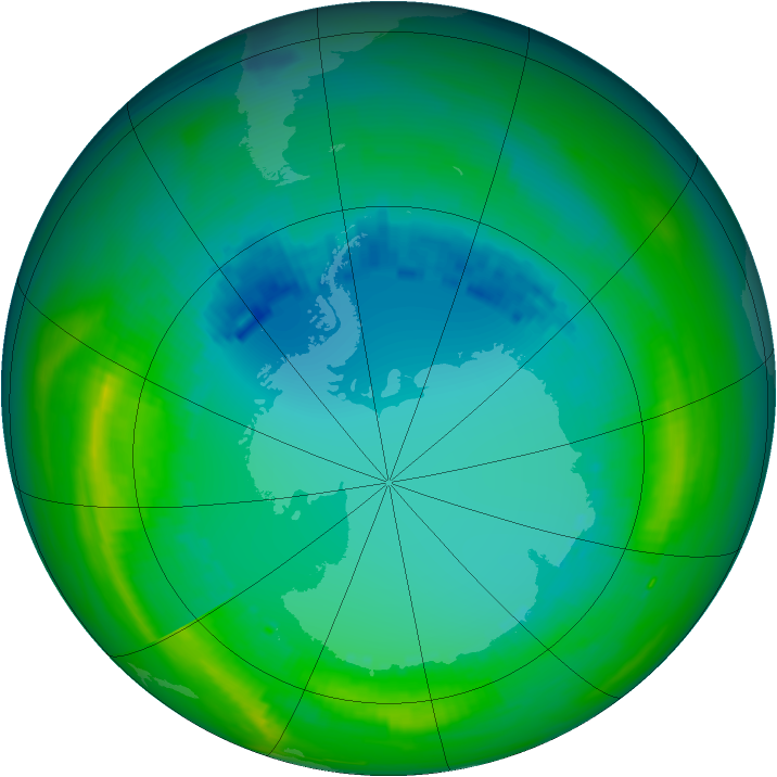 Ozone Map 1988-08-06